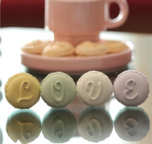 미니 러브 마카롱 석고방향제 디자인 캔들 양초 도자기 케이크 초콜릿 수제 실리콘 몰드